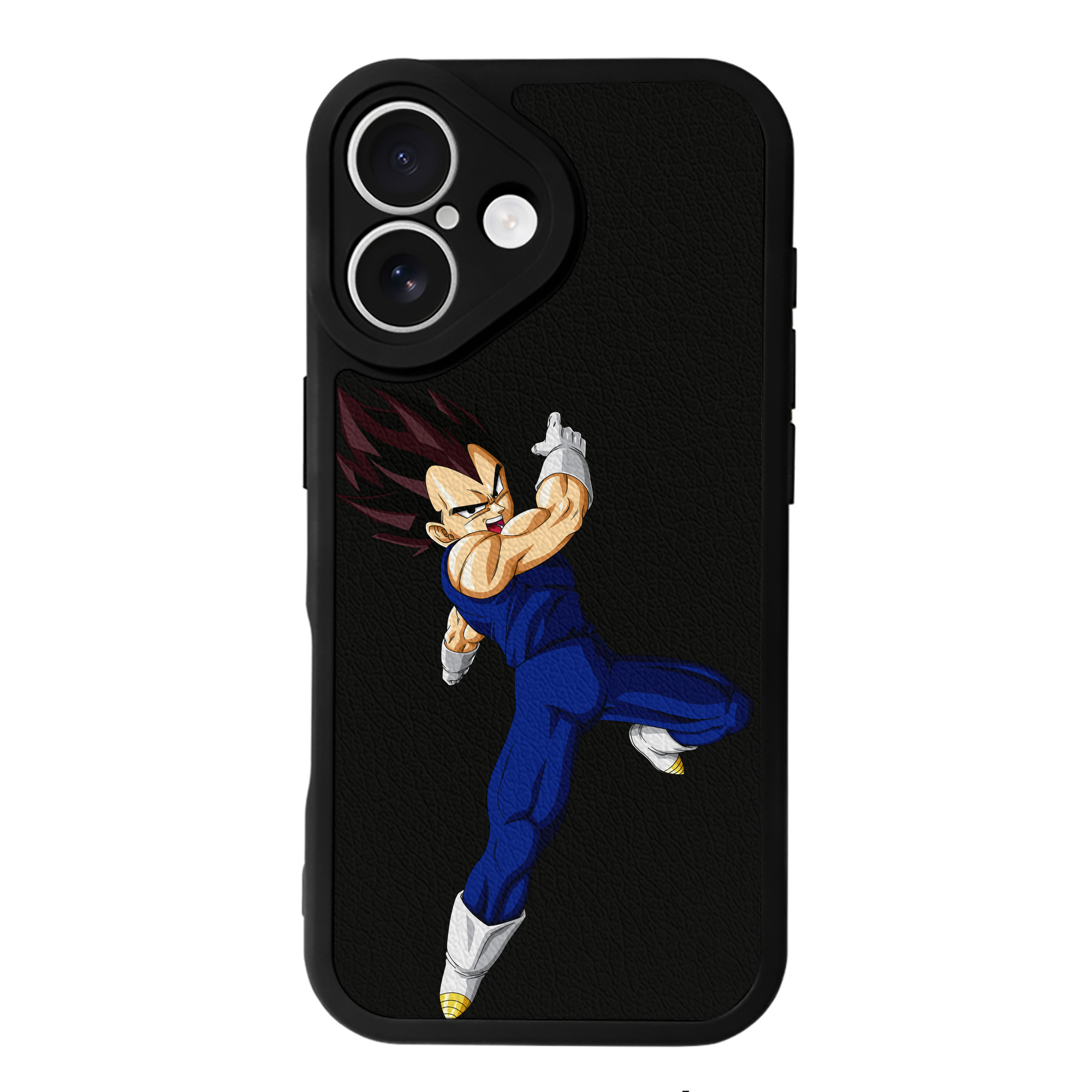 （画像用） ドラゴンボール ベジータ四世（Bejīta Yonsei）DRAGON BALL Vegeta IV 【iPhone 16シリーズ対応】シリコンスマホケース（レザー調） 材質：シリコン
